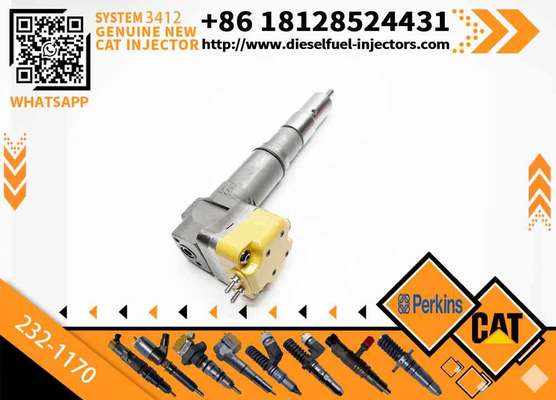Construction Machinery Parts 198-6877 204-2467 232-1170 232-1175 Excavator Injector 3412E Engine Diesel Fuel Injector 174-7527