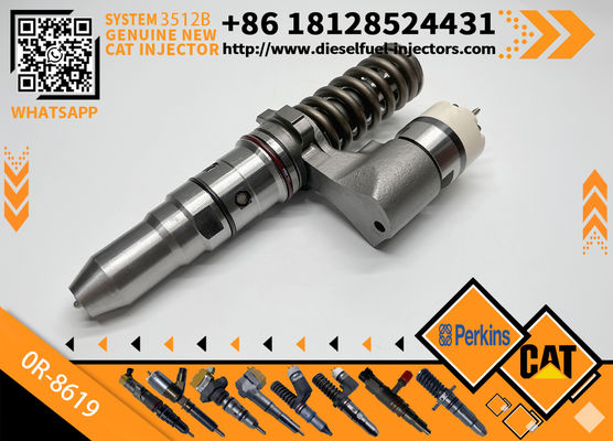 Common Rail Fuel Injector 150-4453 0R-8619 for CAT 5130B 5230B Injector for Caterpillar Machinery Diesel Engine Parts