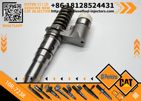 Construction Machinery Parts 246-1854 10R-7238 Common Rail Fuel Injector 246 1854 10R7238 for Caterpillar 3508C 3512C Engine