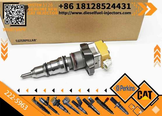 Common Rail Fuel Injector 222-5963 10R-1262 CAT 3126B 222 5963 10R 1262 Injector for Caterpillar Machinery Diesel Engine Parts