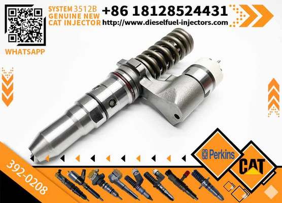 Excavator Parts 392-0208 Fuel Injector 3920208 20R-1272 20R1272 for CAT 3508B 3512B 3516B 3512C 3516C