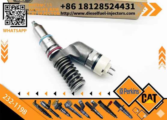 Excavator Accessories Fuel Injector 232-1198 239-4908 249-0705 253-0608 292-3666 332-1419 for CAT C13 for Construction Machinery